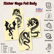 Full Body Dragon Car Sticker Cutting Dragon Car Body Sticker