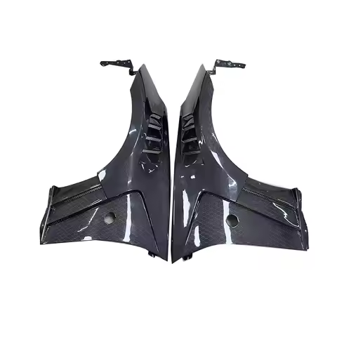 High Quality V2 Style Honeycomb Carbon Fiber Fender 370z Side Fenders For Nissan 370z Z34 Perfect Fi