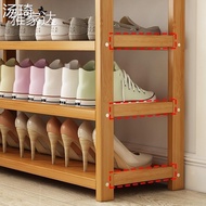 HY-16💞Outdoor Shoe Rack Bamboo Shoe Rack Simple Put at the Door Home Indoor Economical Shoe Cabinet Wooden Shoe Rack Bea