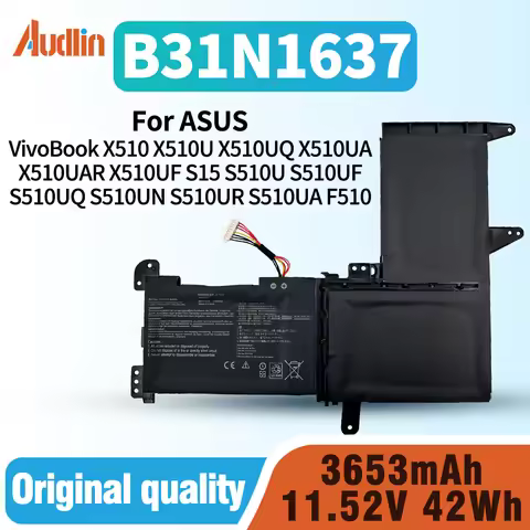 B31N1637 C31N1637 Laptop Battery for ASUS VivoBook X510 X510U X510UQ X510UA S510U S510UF S510UQ F510