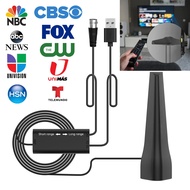 Upgraded TV Antenna HDTV Amplified 3000 Miles Signal Digital HD 4K1080P Indoor Long Range Free TV Channels 36DBI 16FT Long Cable TV Receivers