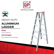 [HEAVY DUTY] STRONGMAN ALUMINIUM 9 - 12 STEPS DOUBLE/SINGLE SIDED LADDER TANGGA LIPAT ALUMINIUM 9 - 