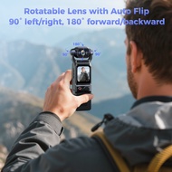 4K Pocket Action Camera Touch Screen Stabilization Sport BodyCam Portable Small Video Recorder Digit