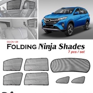 Perodua aruz totota rush Magnetic Sunshade sun shade shades curtain langsir uv protector cover bodykit body kit lip