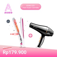 Catokan Kemei 532 Pelurus dan Keriting Rambut - Alat Pengering Rambut Hair Dryer Carmila