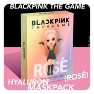 BP_Rose｜韓國熱賣 BLACKPINK THE GAME ROSÉ 玻尿酸保濕面膜盒裝(3D立體盒面)｜7片｜HYALURON MASKPACK