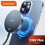 QI2ชาร์จไร้สาย Toocki 16 15 14 Pro MaxInduction เครื่องชาร์จสำหรับ Macsafe