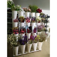 Large Flower Shop Multi-layer Flower Stand Flower Shop Shelves Wrought Iron Flower Stand Flower Disp