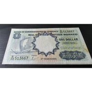 OLD MONEY- One Dollar Malaya And British Borneo