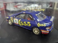 Vitesse 1/43 Subaru Impreza 555 拉力賽車模型