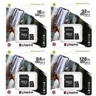 Kingston Micro SD Card 128GB / 64GB / 32GB Memory Card 100MB/s Canvas Select Plus Class 10 UHS-I Card SDCS2
