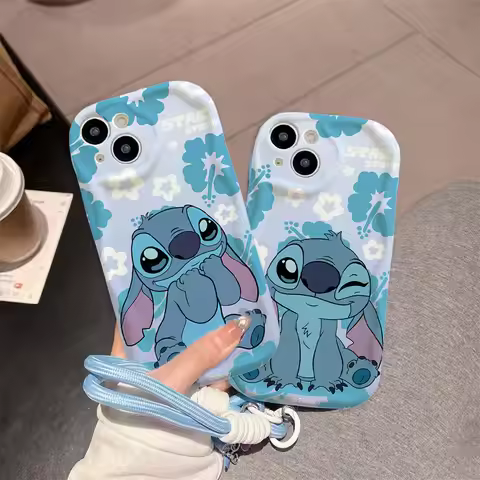 Lovely Stitch Strap Lanyard Case For Huawei Honor 600 400 Lite Pro X9B X8C X8B X8A X9D X7D X7B X7A X