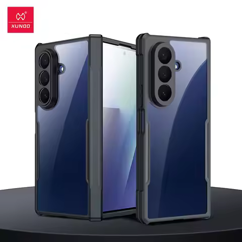 Xundd For Samsung Galaxy Z Fold 7 Case For Galaxy Z Flip 7 Shockproof Phone Case Z Fold 7 Transparen