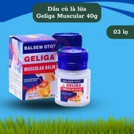 Dầu massage xoa bóp - Dầu cù là Lửa Geliga 40g - Nóng sâu hiệu quả giảm nhanh các cơn đau nhức cơ x