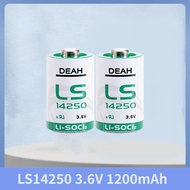 New LS14250 14250 TL-5902 3.6V 1200mAh Lithium Battery For CNC Machine Tool Water Gas Meter Touch Sc
