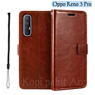 Case For Hp Oppo Reno 3 Pro Flip Cover Wallet Cover Hp Casing Wallet Flip Magnet