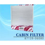 CF6# TOYOTA VIOS ,WISH,ALITS,CAMRY,HILUX,INNOVA,ESTIMA CABIN FILTER (87139-06080/87139-30040)