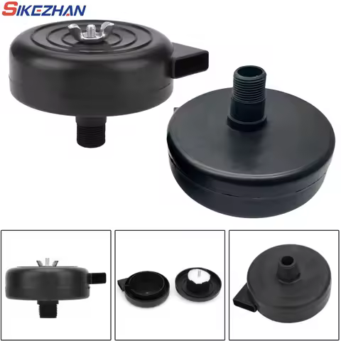1/2pcs 16mm 3/8PT Plastic Male Thread Air Compressor Intake Filter Silencer Muffler New Industrial E