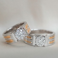 cincin kawin / cincin nikah / cincin pernikahan berlian DRF00470/379