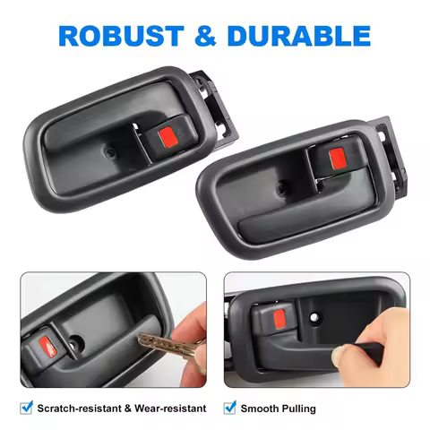A03Z-Interior Door Handle For Toyota 2000-2006 Sequoia 2001-2007, 69206-0C010 69278-0C10 69205-0C010