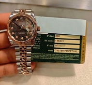 👑[現貨]🔥🔥Rolex Datejust 勞力士日誌系列 116231 黑貝母 表徑36mm 自動機械 ✅有保卡 ✅G字头 rolex/rolex submariner/rolex daytona/