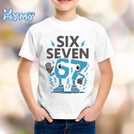 67 Print Short Sleeve Soft Tee: Unisex Children's T-Shirt for Boys & Girls