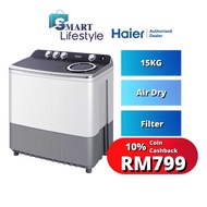 Haier Semi Auto Series Washing Machine (15KG) HWM150-M186