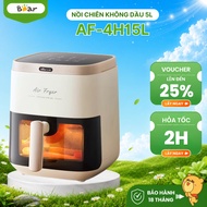 Bear AF-4H15L 5L Oil-Free Fryer (QZG-P15R8)-1500W- Display screen, heat resistant-