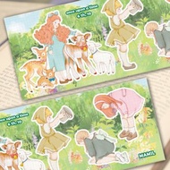 很久很久以前 6 ver10 (hamil) 復古女孩女士角色貼紙