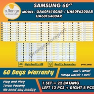 UA60F6100AR/UA60F6300AR /UA60F6400AR SAMSUNG 60"LED TV Backlight (LAMPU TV) UA60F6100 60F6100AR UA60