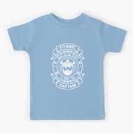 Titanic Sinking Vintage Poster Cruise Ship Atlantic Ocean Voyage Kids T-Shirt - Unisex 526