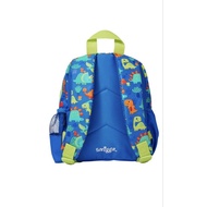 (ORIGINAL) Smiggle Glide Teeny Tiny Backpack/Preschool/PG School Backpack - Blue Dino