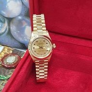 【大眾名錶】ROLEX 勞力士 69178 Datejust 蠔式女錶 18K金 紅寶多層鑽面盤 大眾名錶B1094