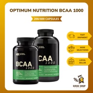 Optimum Nutrition BCAA 1000 200/400 Capsule - Branched Chain Amino Acids, Dietary Supplement
