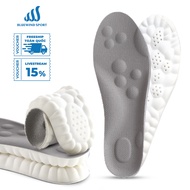 BLUEWIND 4D Sports Shoe Insoles Soft Rattan Cushion, Acupressure Massage 9325