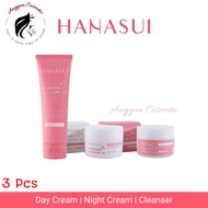 Hanasui 1 Paket Lengkap Ori Skincare Bpom | Paket Lengkap Hanasui Flawless Glow 10 4 Pcs | Pemutih Glowing Mencerahkan | Noda HItam | Flek Hitam | Bekas Jerawat | Krim Hanasui | Bedak Hanasui | Cream Hanasui Siang Malam