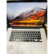 蘋果 筆電 MacBook Pro 2015年 i7-2.2 16G/256G 15吋 .銀色 A1398