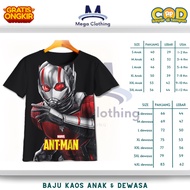 Ant-Man Superhero T-Shirt v1 Kids & Adults | Ant-Man 3D Superhero Couple Clothes for Children & Adul