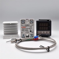 Digital PID Temperature Controller REX-C100 REX C100 thermostat + 40DA SSR Relay+ K Thermocouple 1m 