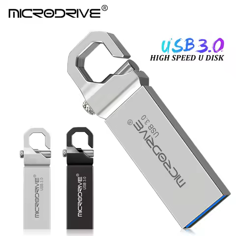 Mini Pen Drive Metal USB Flash Drive 16GB 32GB 64GB 128GB 256GB 512GB Pen Drive USB 3.0 Tiny Memory 