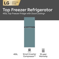 493L Top Freezer Fridge in Clay Mint Finish