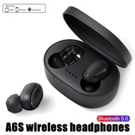 【New Arrival】 A6s Tws Wireless Bluetooth Headset Earbuds Noice Cancelling Earphone Bluetooth Headphones With Mic Pk E7 E8 E6 Y50 Y30 I7 I12 I9