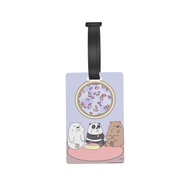 We Bare Bears Luggage Tags Address Cards Name Tags Travel Essentials