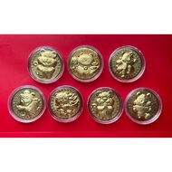 2022 CNY Tiger Year Lucky Gold Coin Money Gold Foil New Year Gifts