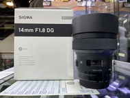 SIGMA 14mm F1.8 DG ART for CANON EF 大光圈 超廣角 超新淨 齊盒