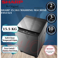 SHARP 15.5KG TOP LOADING WASHING MACHINE ESX1521