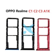 For Oppo Realme C1 C2 C3 A1K SIM Card Tray Holder SIM Slot Micro SD Card Slot Adapter Replacement