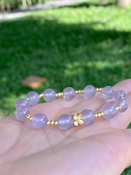 天然巴西紫瑪瑙手串