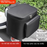 Rear backrest box suitable for electric scooter, scooter tail, side storage box