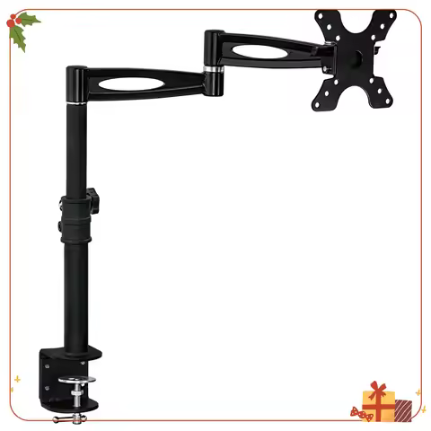 Single Monitor Desk Mount Arm | Full Motion Monitor Mount | Fits 21-30 Inch Screens